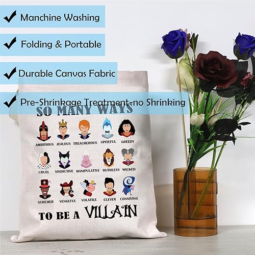 Miniatura 7 de Villains Infamous Evil Group Gift Maléfica Witch Stuff Halloween Party Gift So Many Ways To Be a Villain Tote Bag