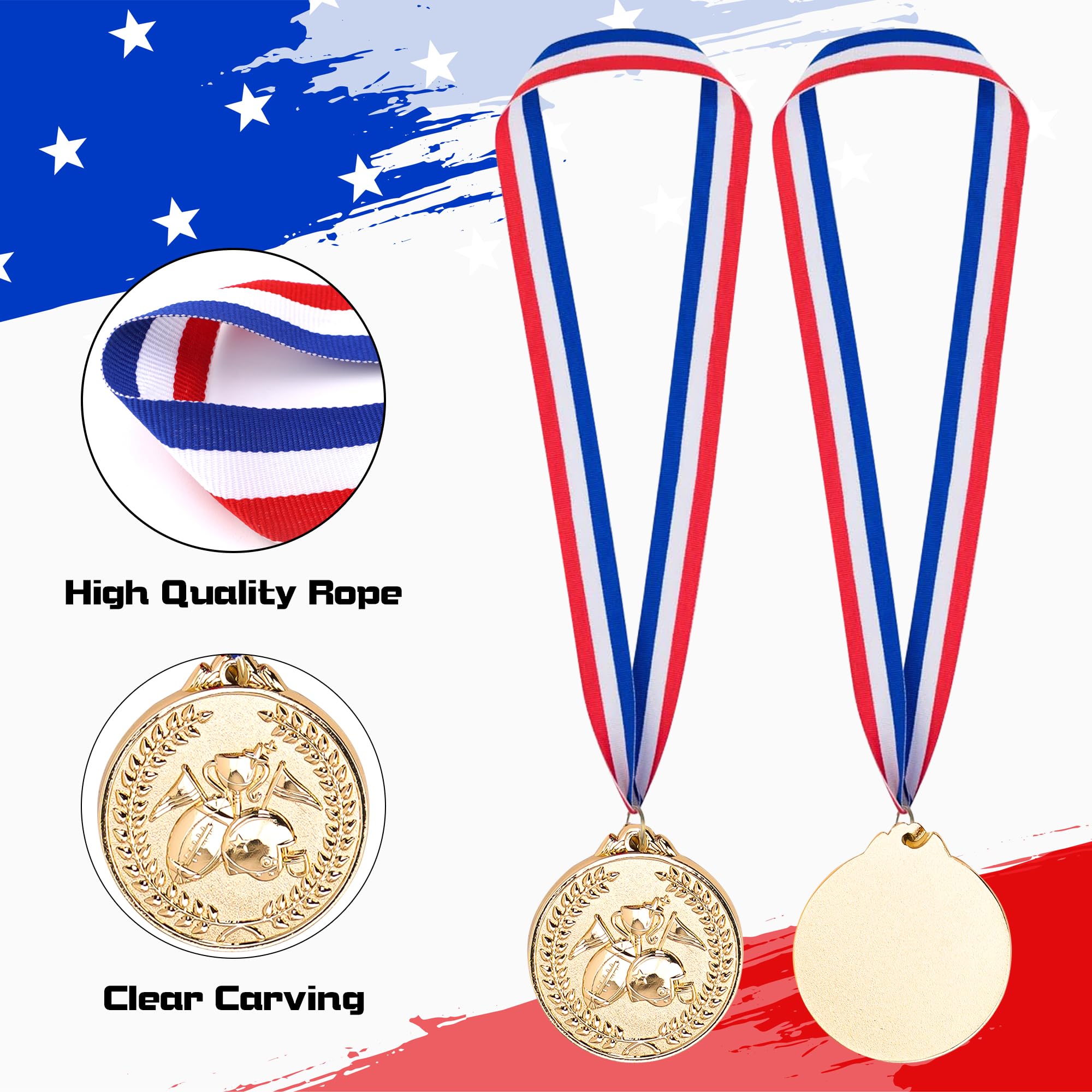 strongzhuo 1 Football Medal-Sporting Events, Competitions, School Games, Olympic Style Gold Medal