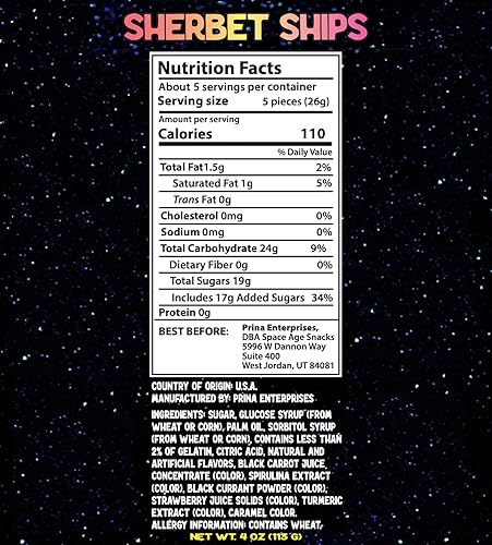 Miniatura 2 de Space Age Snacks - Caramelos liofilizados Magic Mambaz Premium liofilizados enviados en una caja de nave espacial por Space Age Snacks  Caramelos