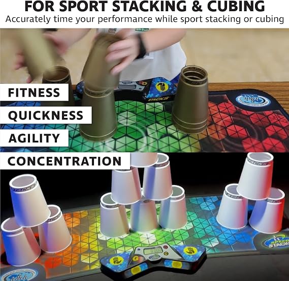 Speed Stacks | G5 Stackmat (Timer and Mat) | Accuracy to 0.001 Seconds, Batteries Included | Endorsed by Sport Stacking and Cubing associations
