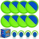Ayeboovi Toss and Catch Ball Set Outdoor Yard Beach Pool Toys Games for Kids Family Sports 8 Paddles 4 Balls for Toddlers Boys Girls Ages 3-12 Boys Girls Birthday