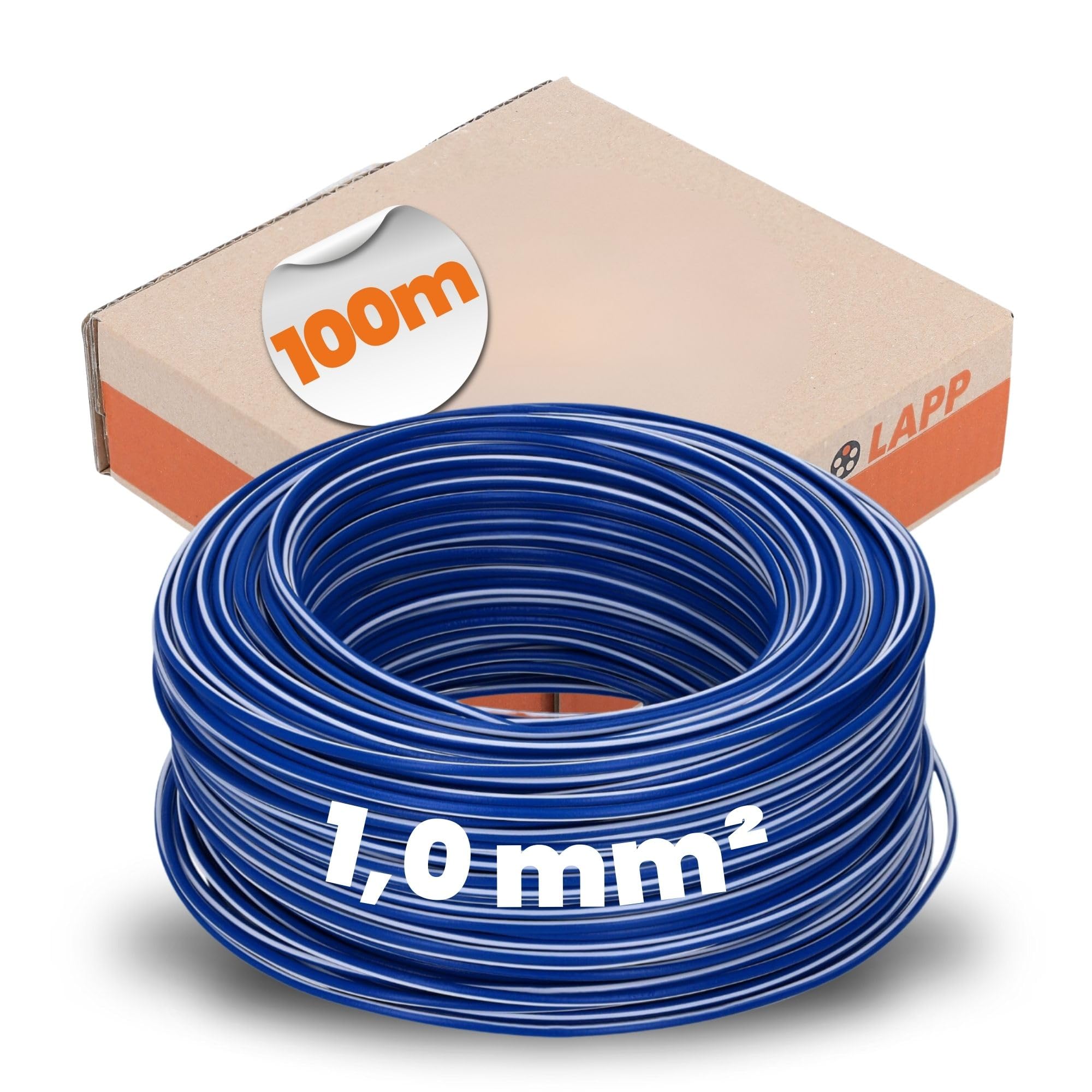 LAPP KABEL & Leitung – H05 V-K 1 x 1 dbuwh 4510923 R100 Cable of The Base