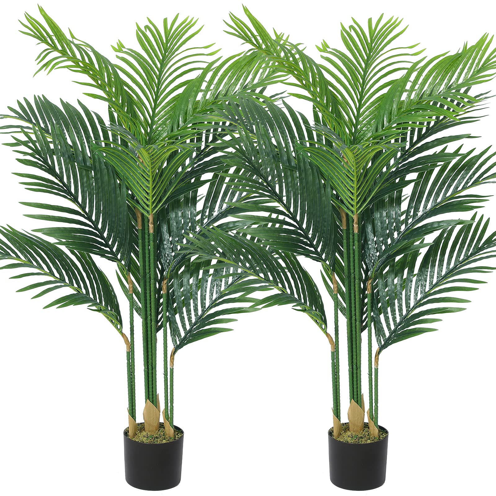 Buy VIAGDO Artificial Areca Palm Tree 4ft Tall Fake Palm Tree Decor