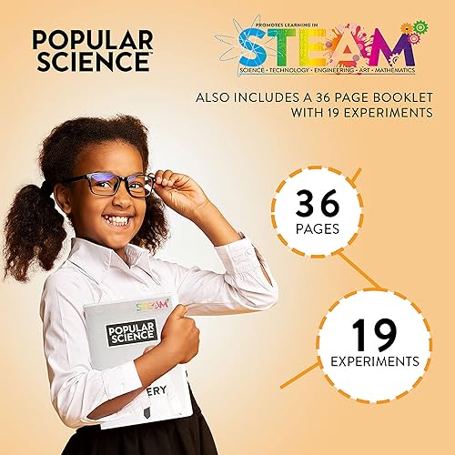 Miniatura 5 de POPULAR SCIENCE 5 Senses Discovery Lab Science Kit | Juguetes STEM y regalos para experimentos educativos y divertidos para familias y niños de 8