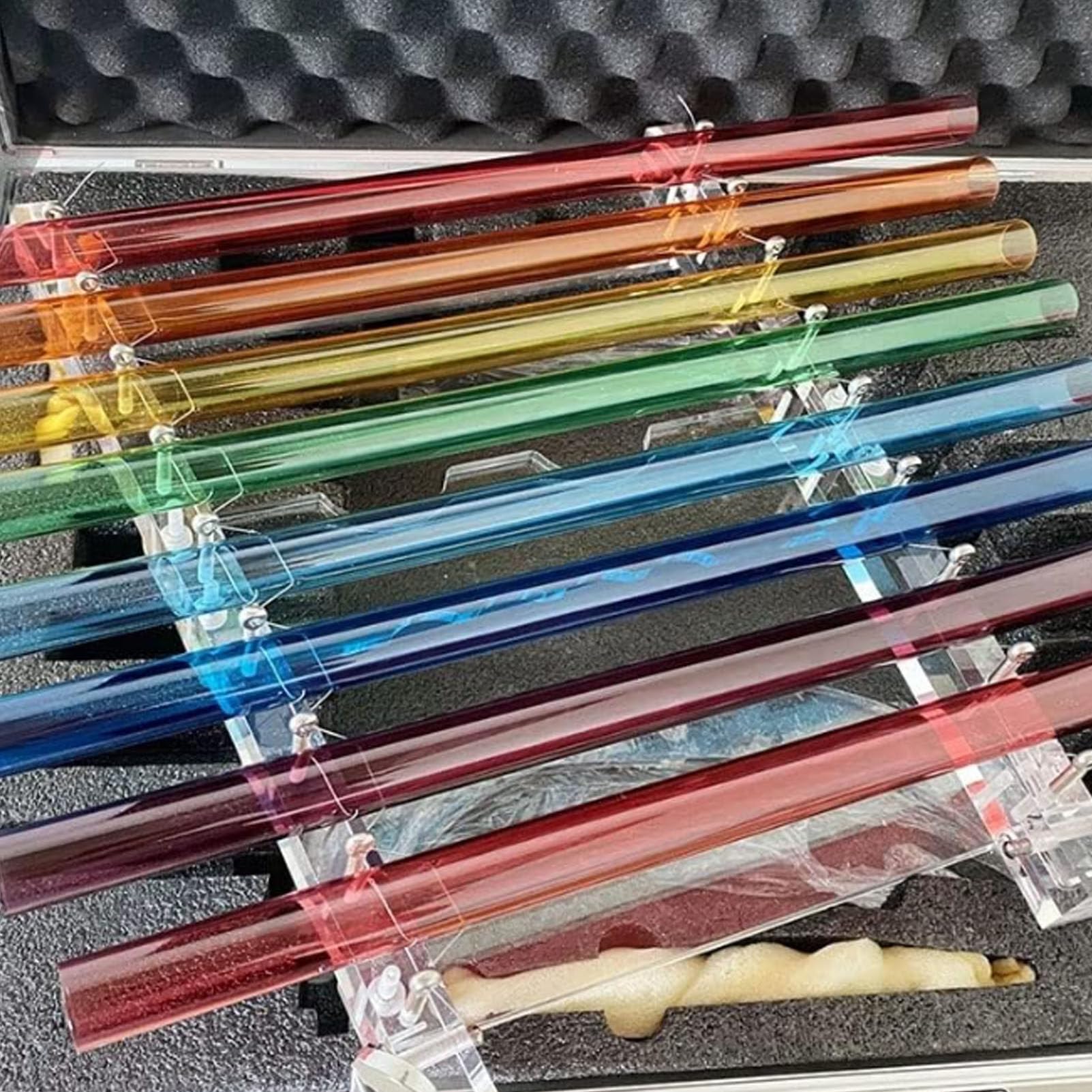Generisch Crystal Singing Harp for Healing Sound Therapy - Perfect Musical Instrument for Buddhism & Yoga, 432Hz Frequency, Includes Aluminum Case for Stress Relief & Chakra Healing