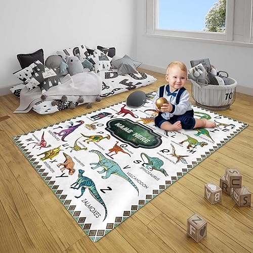 Miniatura 5 de Alfombra personalizada de bebé, alfombra de juego ABC, alfombra de gateo personalizada, decoración de dormitorio, alfombra de área de piso,