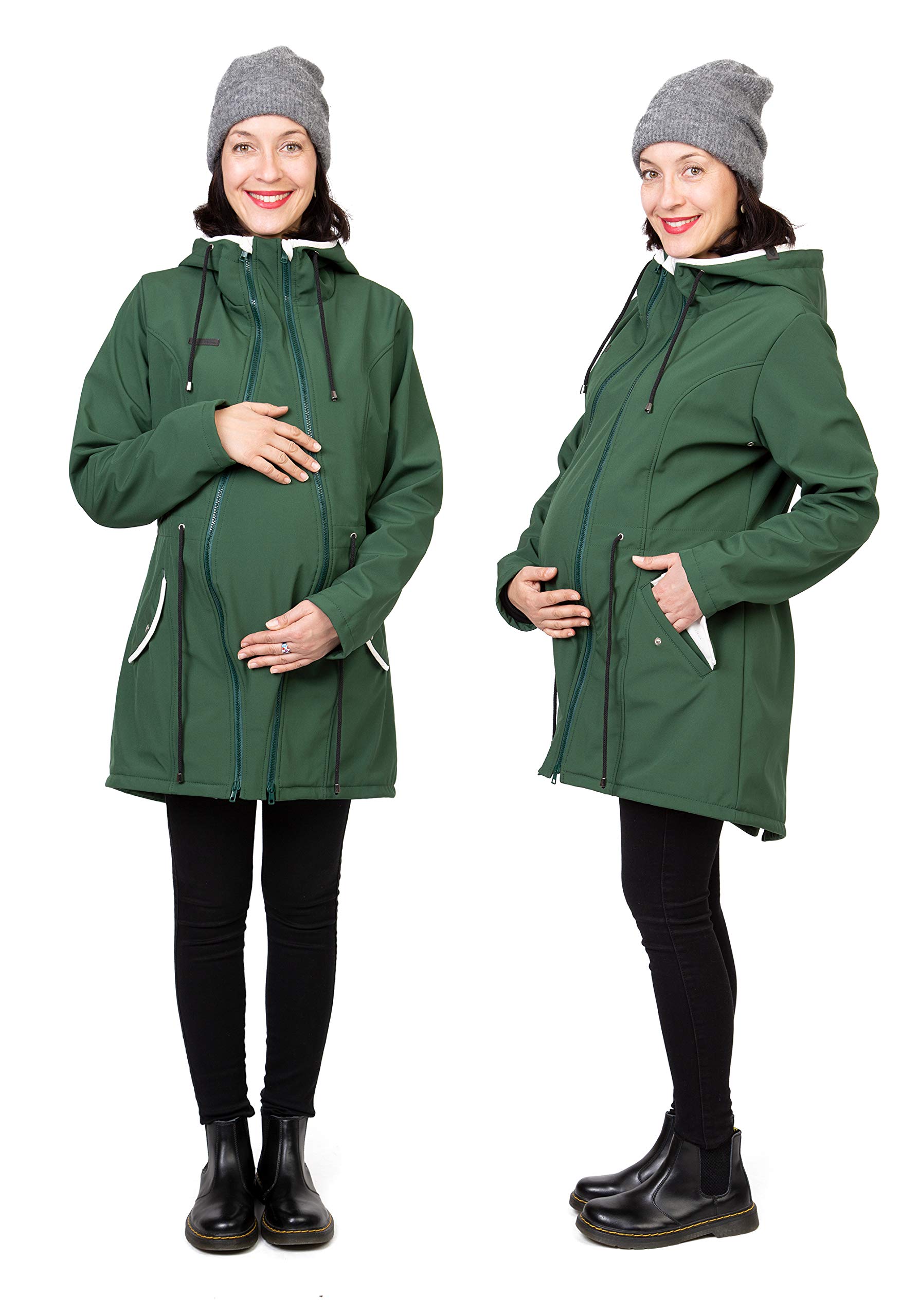 Viva la Mama Parka 4 in 1 da indossare sulla schiena o sul petto, softshell per tutte le stagioni – PINA