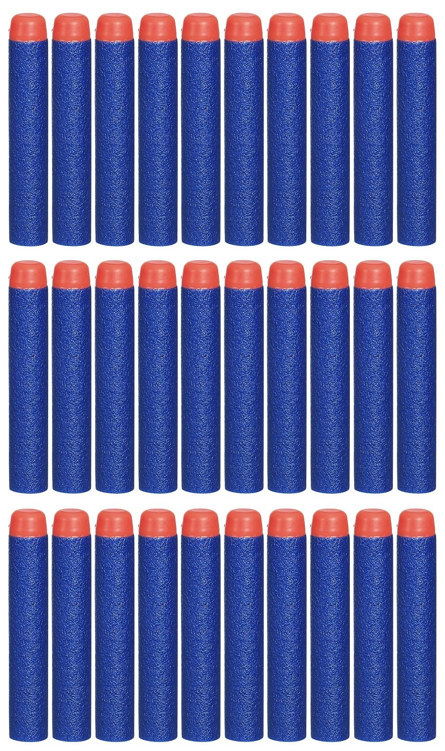 Hinikcorporation Plastic Bullet Foam Compatible Darts for Nerf N-Strike Elite Guns, Refill Pack of 30 Bullets (Multicolour) (B07TTV135T) Amazon Price History, Amazon Price Tracker