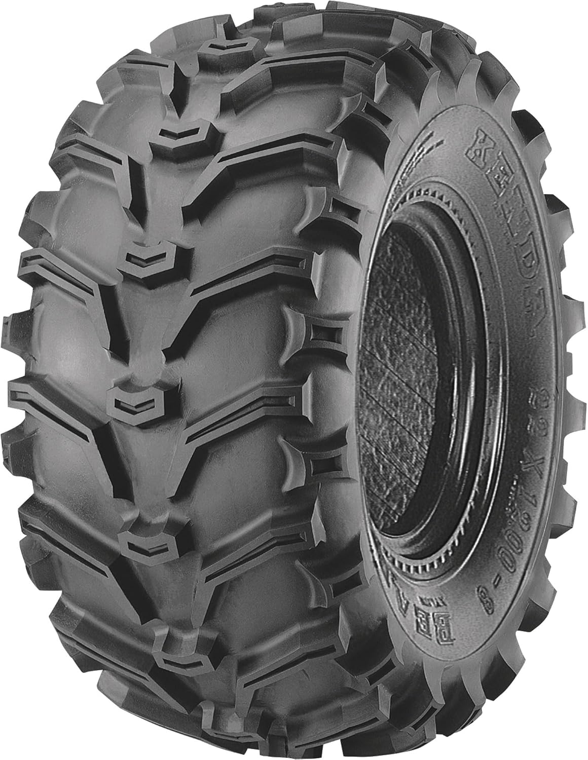 Kenda K299 Bearclaw Tubeless ATV Replacement Tire - 25 x 10.00-12 6PR TL, Model Number 1002-6BC-I