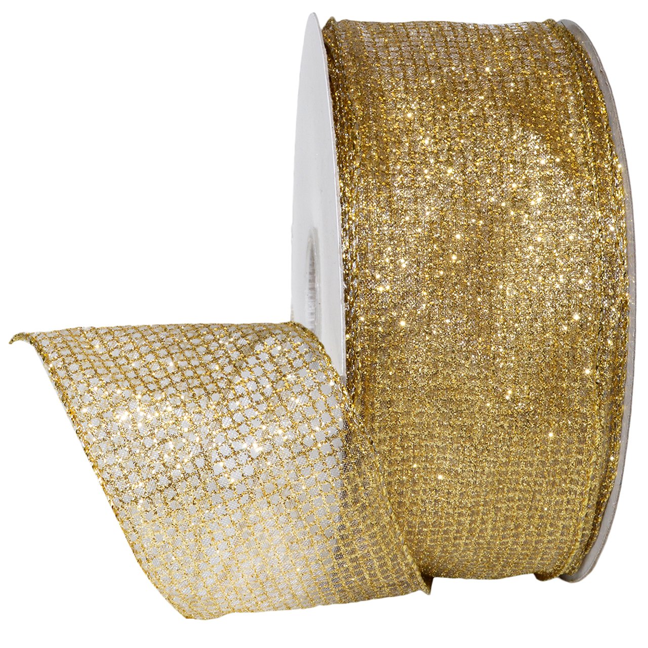 Morex Ribbon 7435 Cosmic, 2-1/2" x 50 yd, Gold