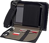 Vista 4 de Maletín de cuero negro para portátil compatible con Lenovo Ducati 5 Limited Edition 14?