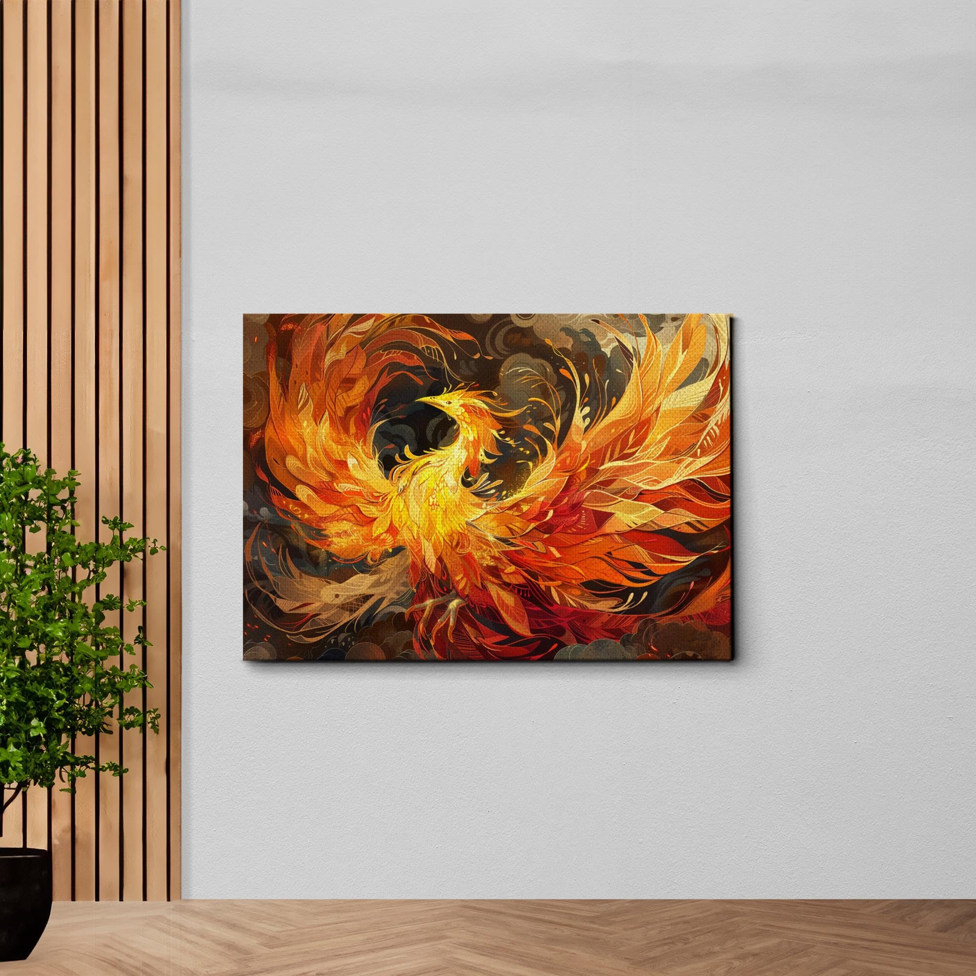 Amazon.com: SUDDENSUPPLY Phoenix Canvas Art Print, Firework
