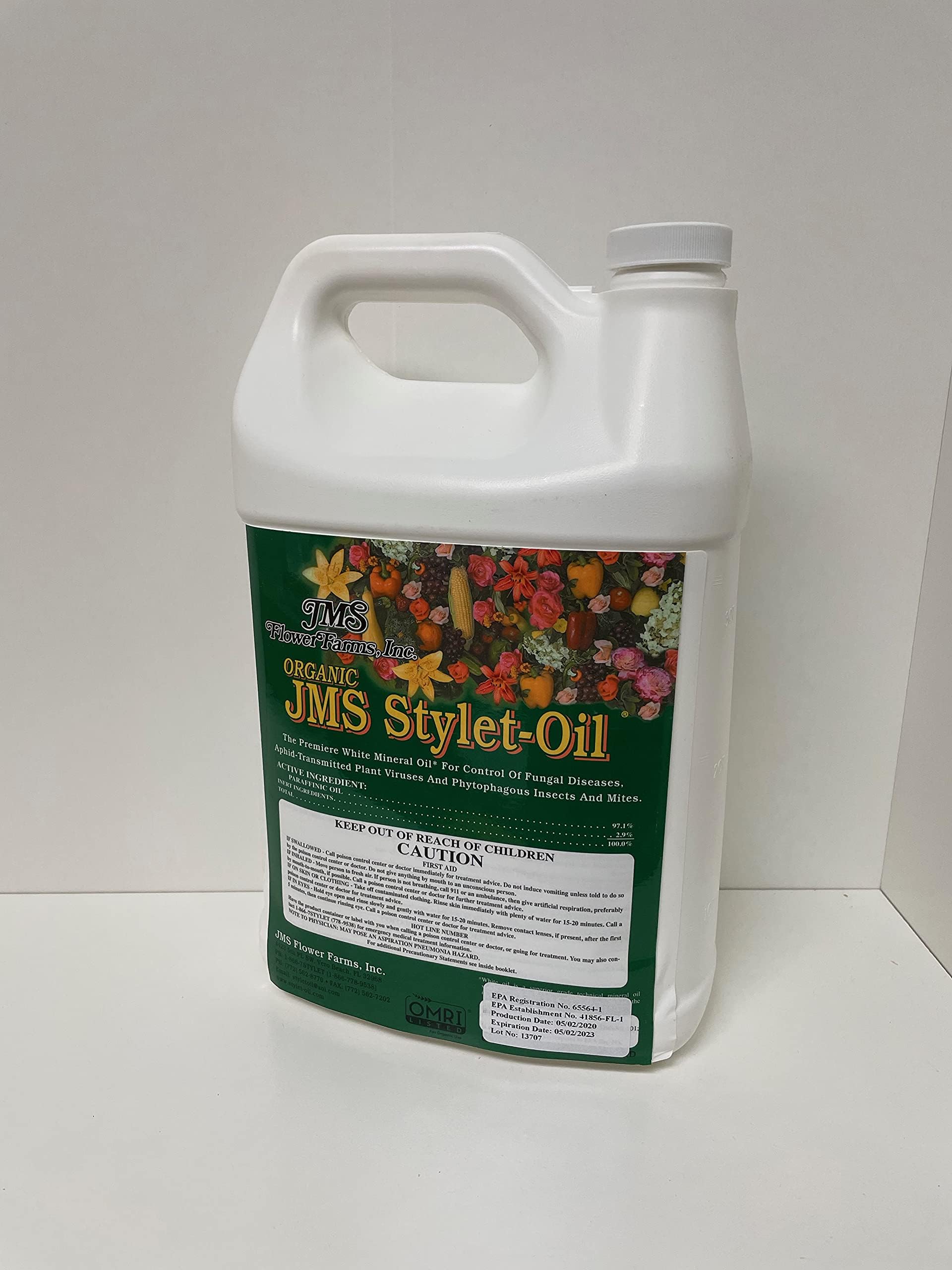 Organic Stylet Oil - 1-Gallon Jug