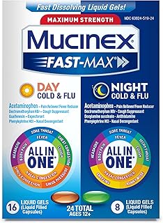 Fast-Max Liquid Gels for Day/Night Cold and Flu, 24 Count