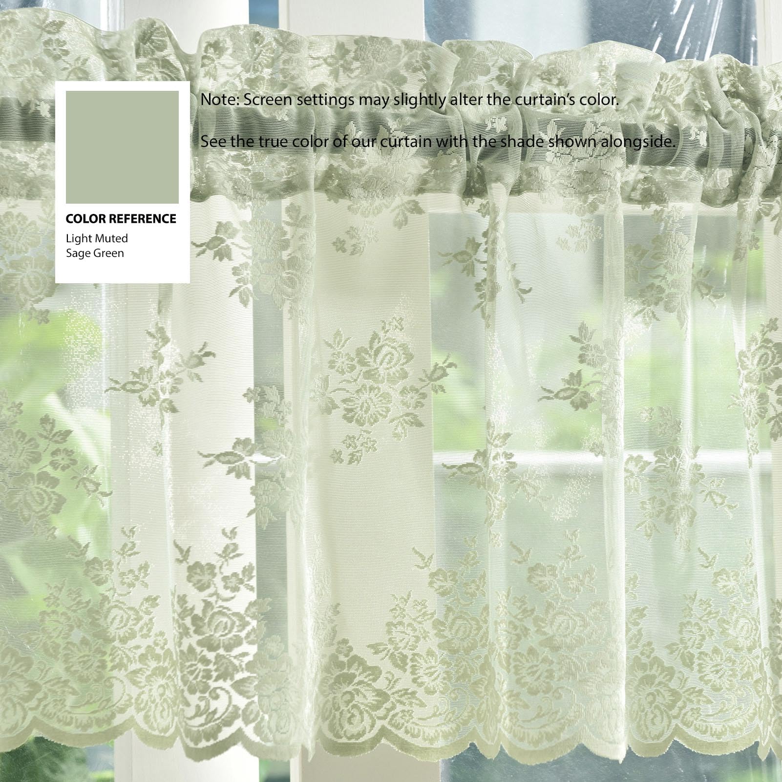 Mantovana Oscurante Verde E Grigio – 132 X 45,7 Cm – Con Tasca Per Asta – Perfetta Per Cucina, Camera Da Letto, Ufficio – 1 Pannello