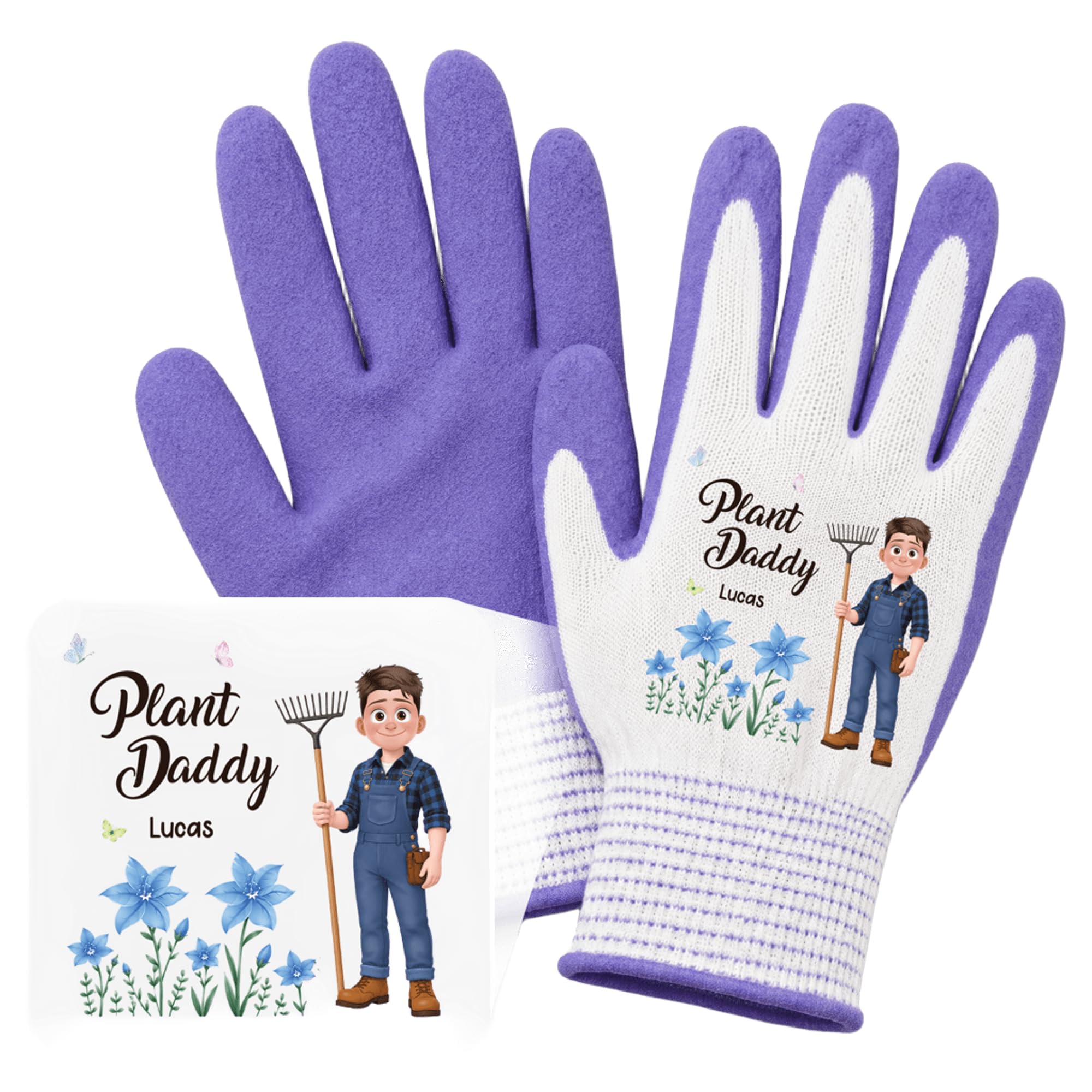 Personal Chic Personalised Gloves - Plant Lady Birth Flower - Gardener Of The Year - Garden gloves Women, Ladies Gardening Gloves, Garden Glives, Gardening Glives, Garden Glove for Women
