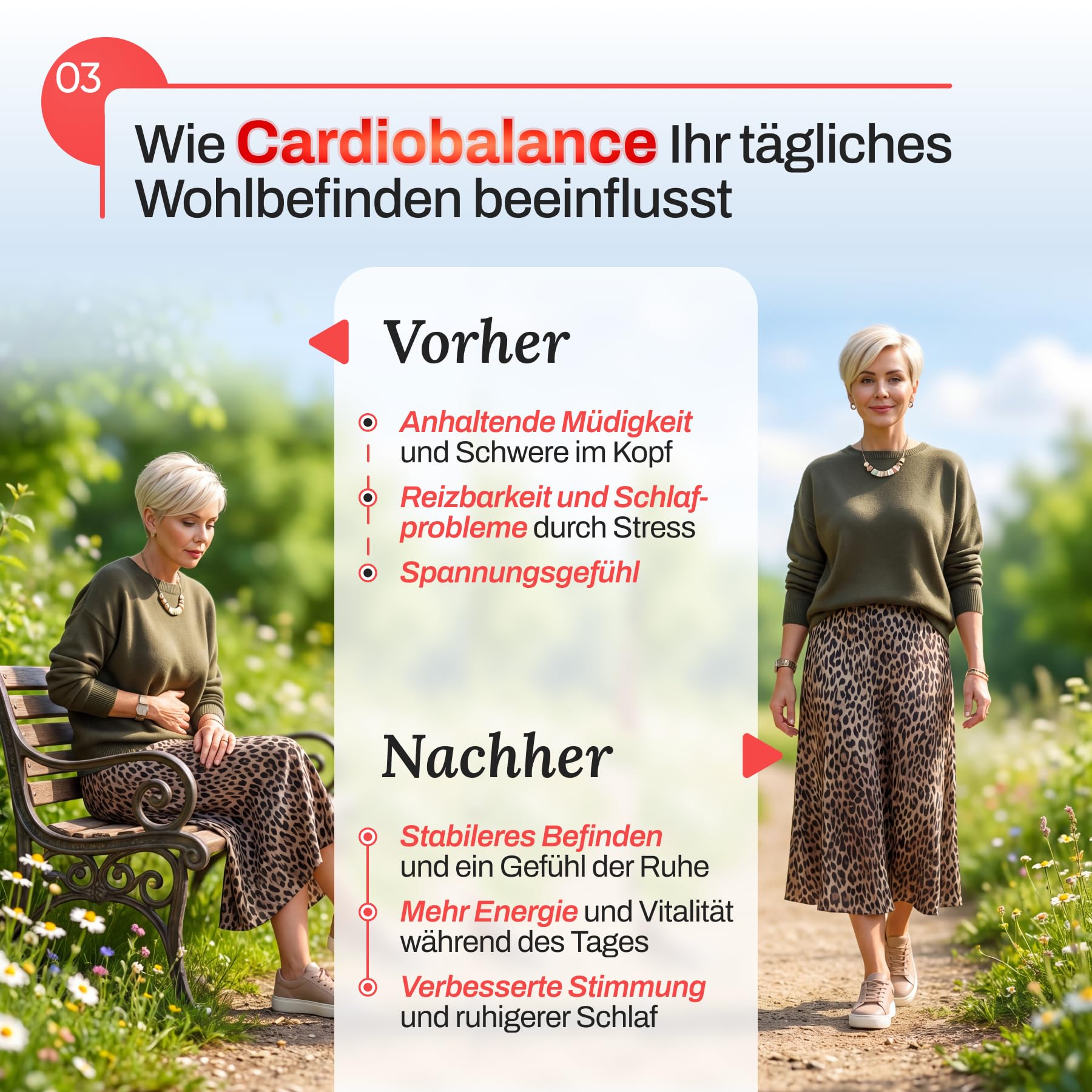 Kapseln CardioBalance | Herzgesundheit | Cranberry-Extrakt 450mg + Coenzym Q10 + L-Arginin | Kardiovaskuläre Formel mit Vitamin B1, B6, B9, Magnesium | 40 Kapseln