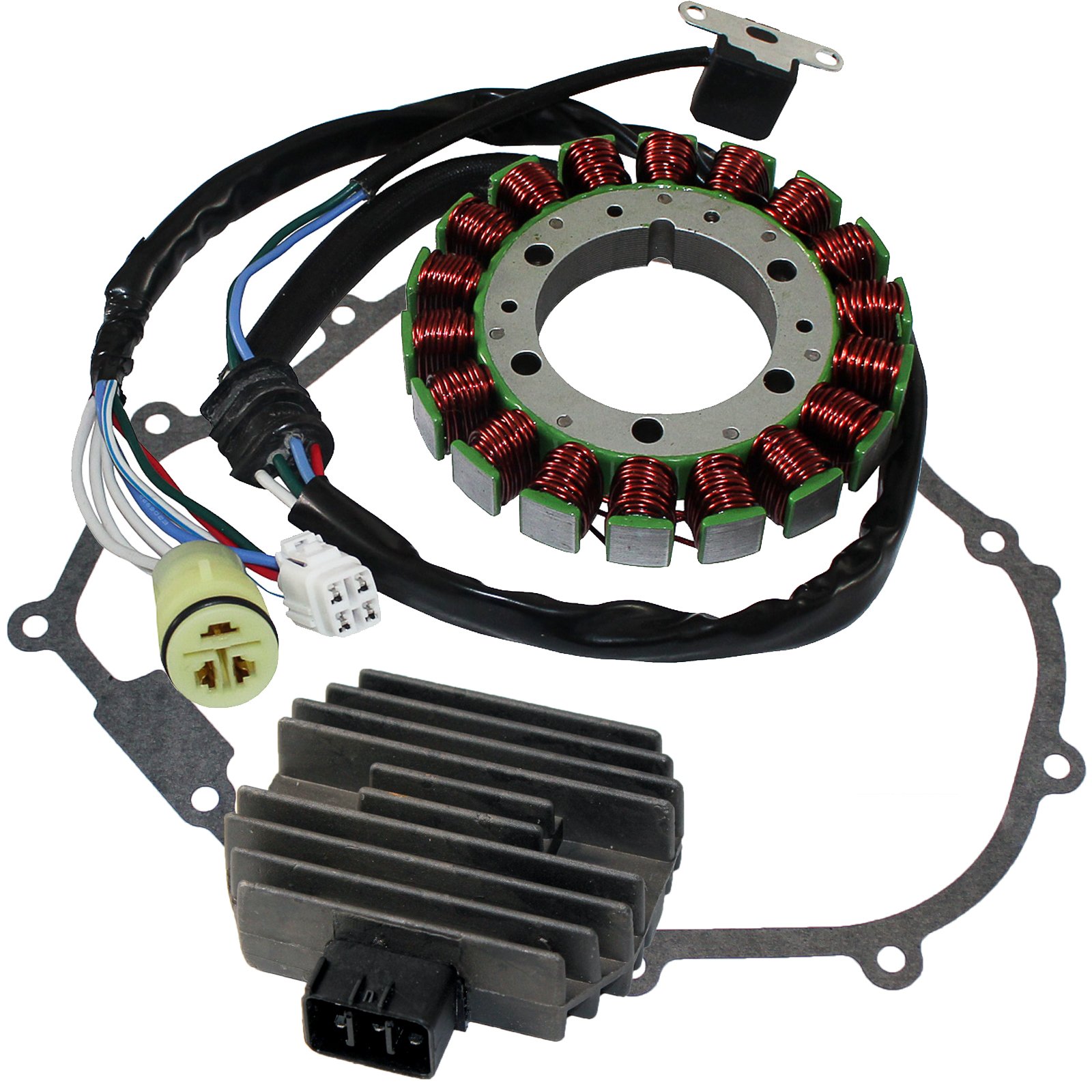 Amazon.com: Caltric compatible with Stator and Regulator Rectifier with  Gasket Yamaha Grizzly 350 2007-2012 : Automotive