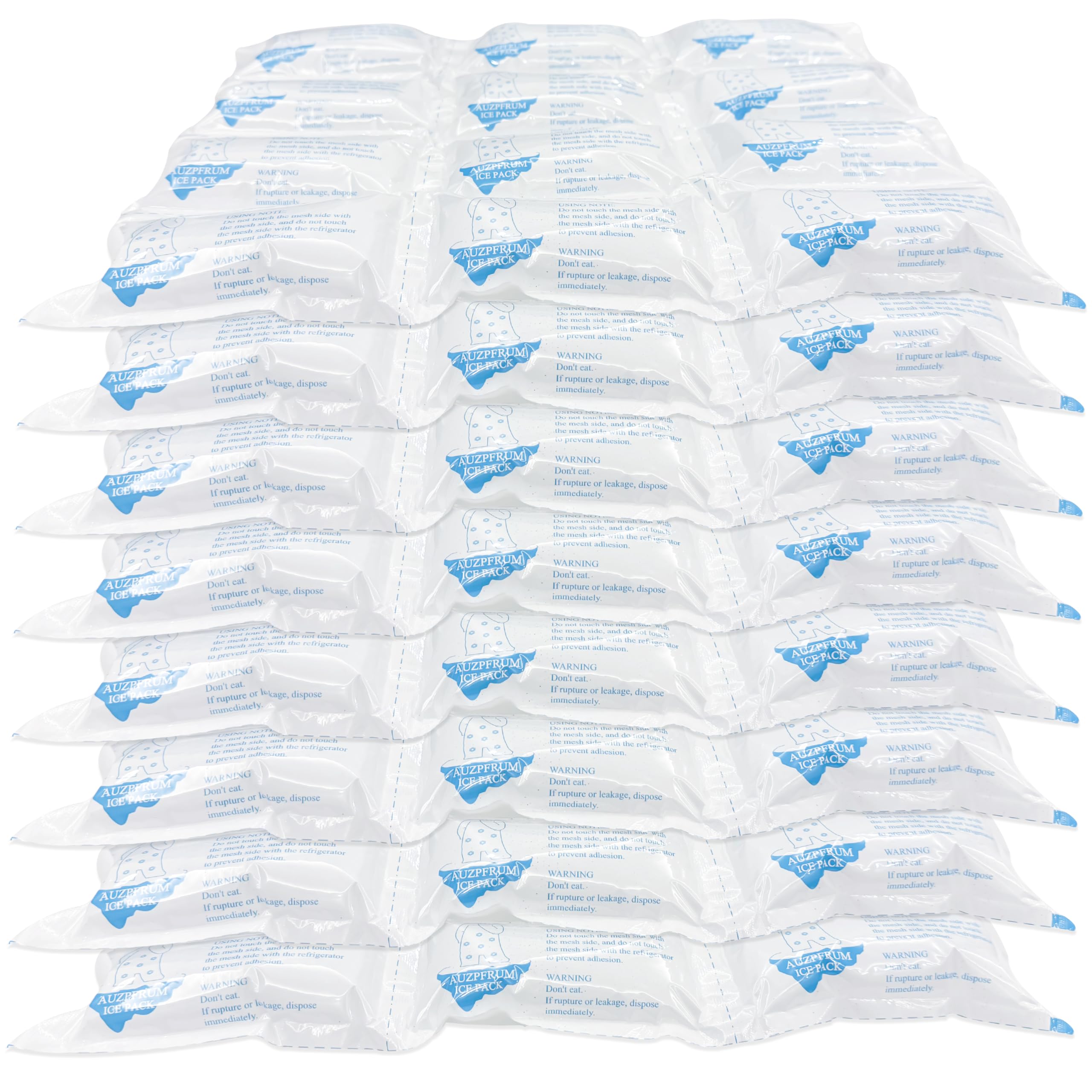 Dry Ice Packs for Shipping Frozen Food Long Lasting, Reusable Cold Packs Sheets for Cooler, Freezer Packs for Lunch Boxes