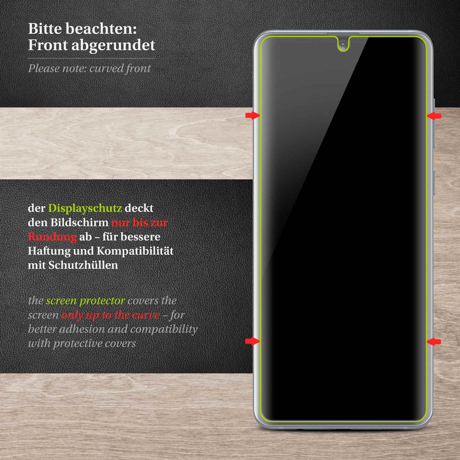moex Set di Protection a 360 Gradi Premium Compatibile con Samsung Galaxy S20 / S20 5G | Tutela telefonica Totale [Sacchetto + Foglio] Protezione su Entrambi i Lati, Grigio Scuro