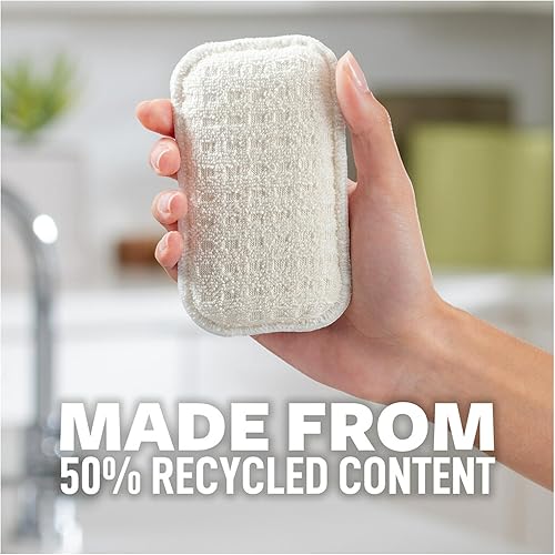 Miniatura 2 de Scotch-Brite® Greener Clean™ Dual Action Scrub & Wipe , 2 each/pack, 6 packs/case