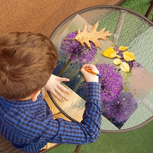 Miniatura 4 de Bucherry 10 piezas de madera contrachapada de madera artesanal de 0.12 pulgadas de 1/8 x 12 x 20 pulgadas, paneles de fibra de densidad media láser