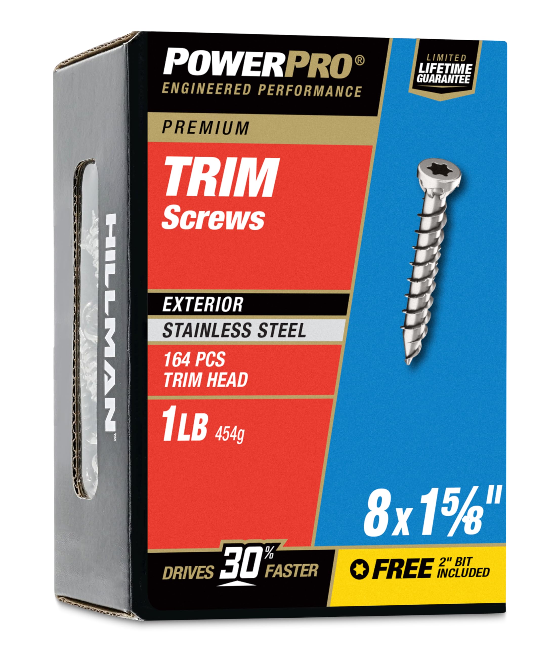 El grupo de Hillman Power Pro Trim tornillo, 48639