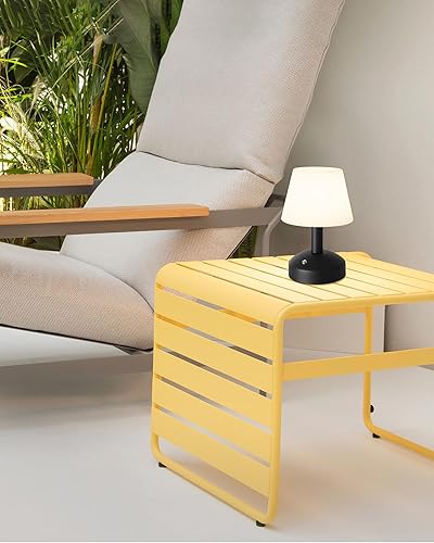 Miniatura 8 de KDG Modernas lámparas de mesa pequeñas inalámbricas, lámpara de escritorio portátil LED regulable, iluminación recargable de 5000 mAh con batería