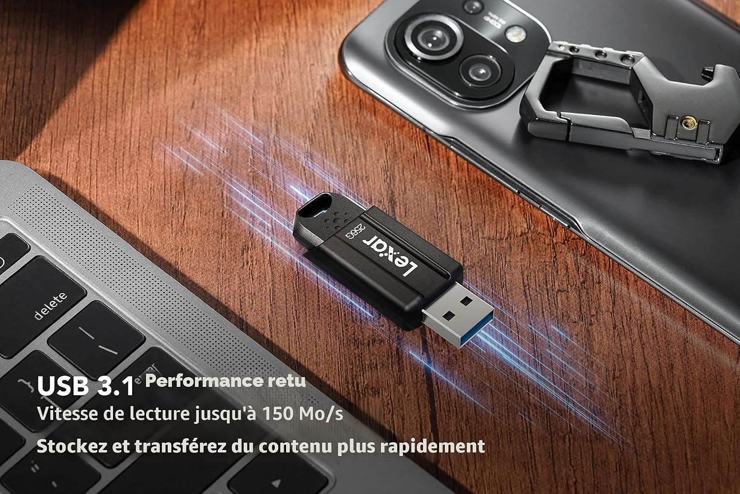 Lexar JumpDrive Clé USB 32 Go USB 3.1 - Mise en situation et utilisation