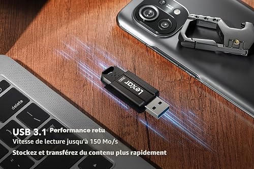 Lexar JumpDrive S80 USB 3.1 Flash Drive 32GB, Up To 130MB/s Read, USB Stick for Computer, External Storage Data, Photo, Video - 3