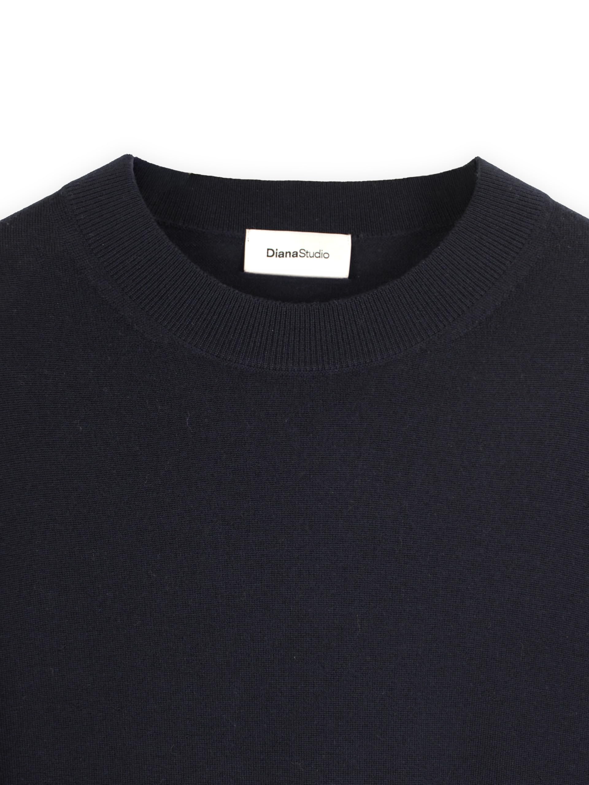 Diana Studio - Girocollo in Cashmere e Lana Merino, Uomo, Maniche Lunghe, Casual Fit