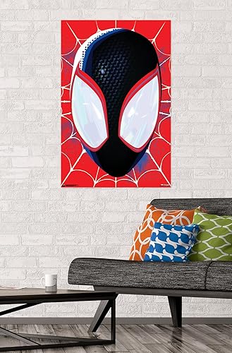 Miniatura 3 de Trends International Glow - Póster de pared de Marvel Spider-Man A través del universo araña que brilla en la oscuridad