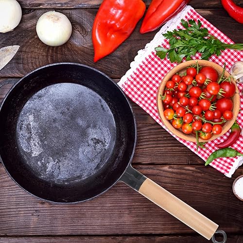 Miniatura 5 de Kichvoe Mango de madera de repuesto para sartén Wok sartén de cacerola a prueba de quemaduras mango largo para utensilios de cocina universales