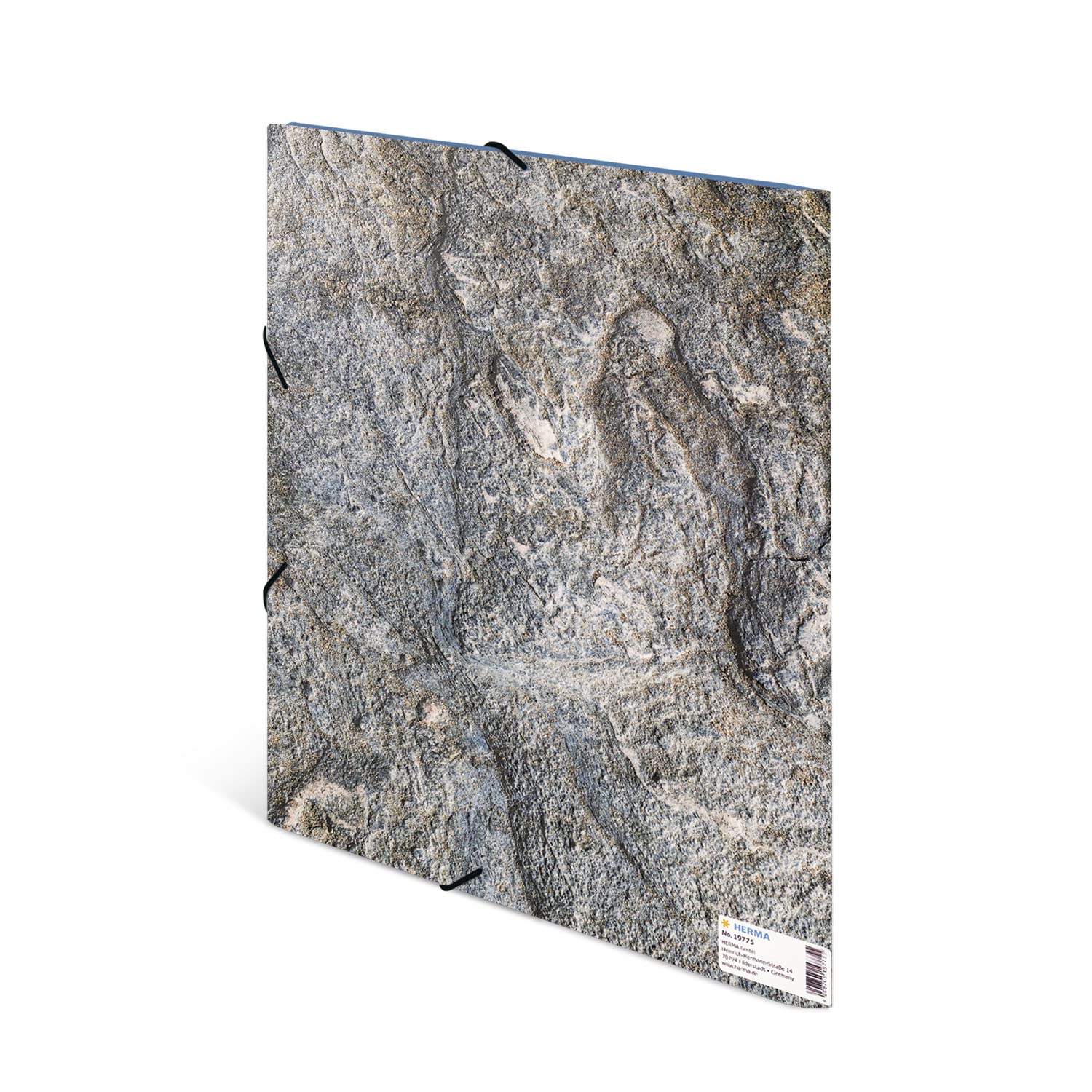 HERMA Collector's Folders A4 Natural Stone Set of 3 Children's Cardboard Corner Folder with Haptic Finish, Motif - Image 2