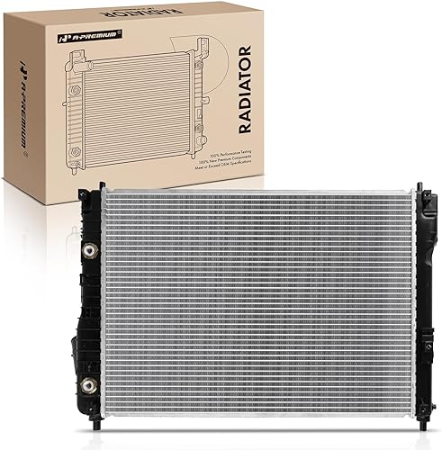 A-Premium Conjunto de radiador de refrigerante del motor con enfriador de aceite de transmisión compatible con Chevrolet Aveo 2009-2013, Aveo5