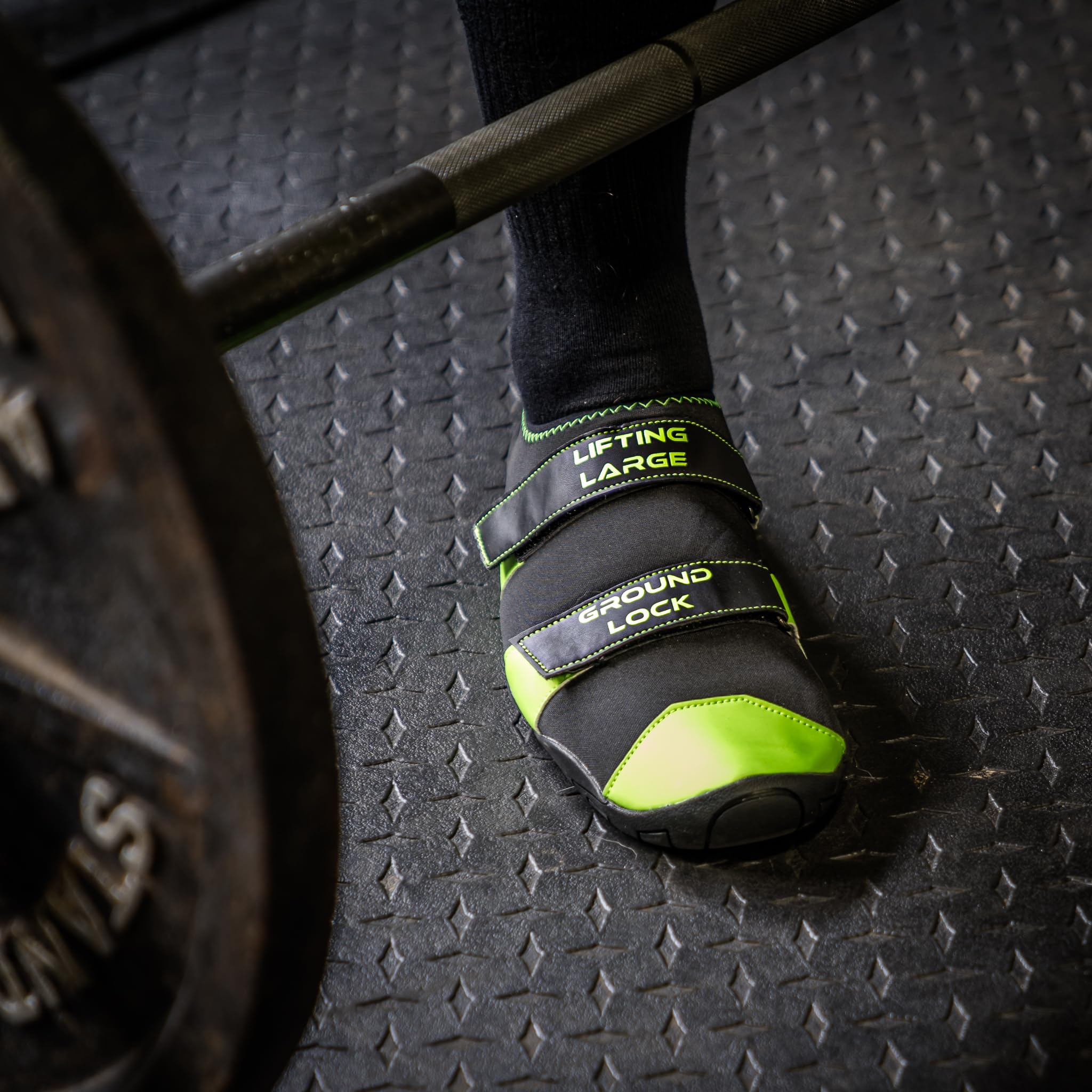 LiftingLarge Ground Lock Deadlift Slippers Powerlifting Competition Approved 35