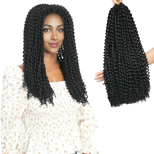 18 Inch 7 Packs Passion Twist Hair Water Wave Crochet Hair