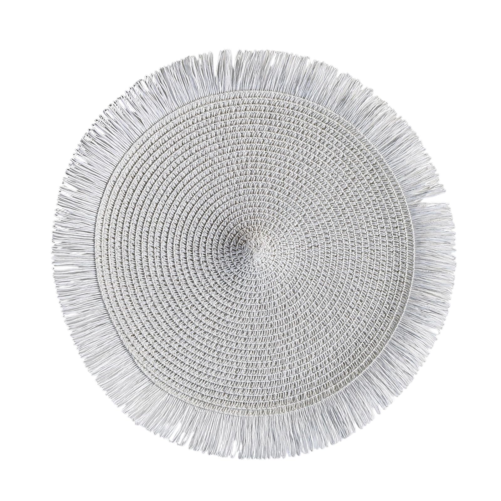 APGLSXY Stylish Round Paper Placemat with Decorated Edged for Household Kitchen and Restaurant Use Paper Dinner Mats
