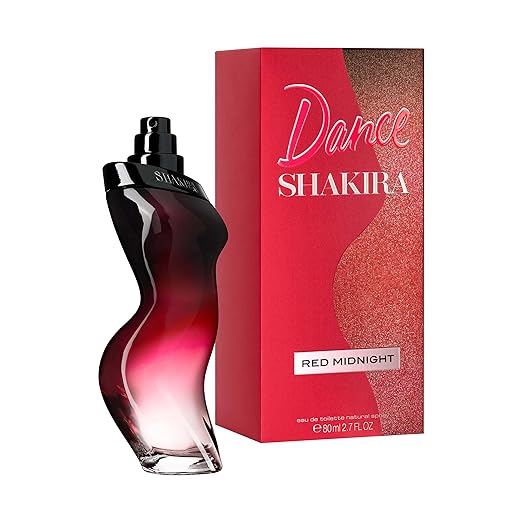 Perfume Feminino EDT Dance Midnight, Vermelho, Shakira, 80 ml