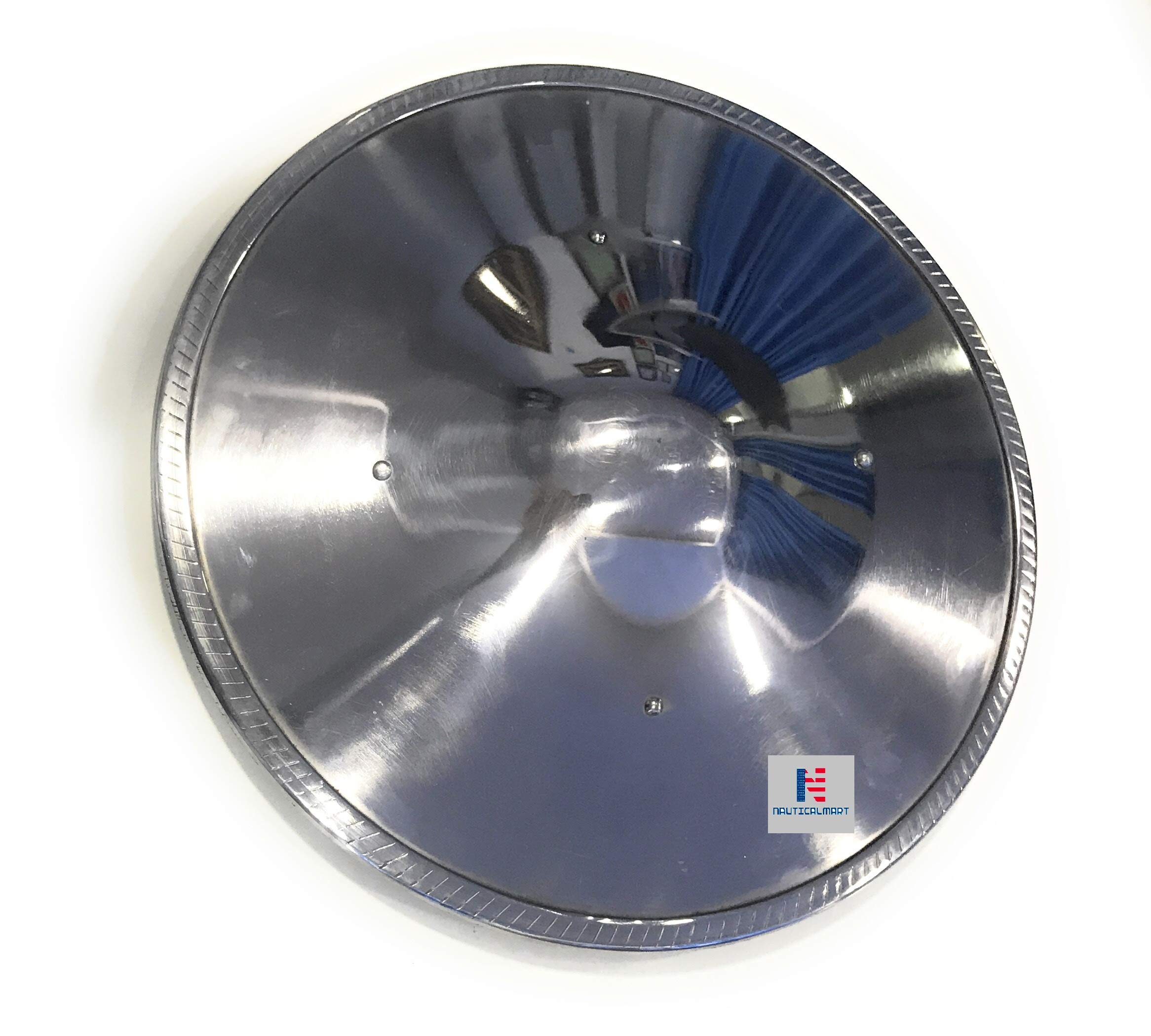 NauticalMart Battle Ready Plain Steel Buckler Shield Medieval Combat LARP Re- Enactment Shield