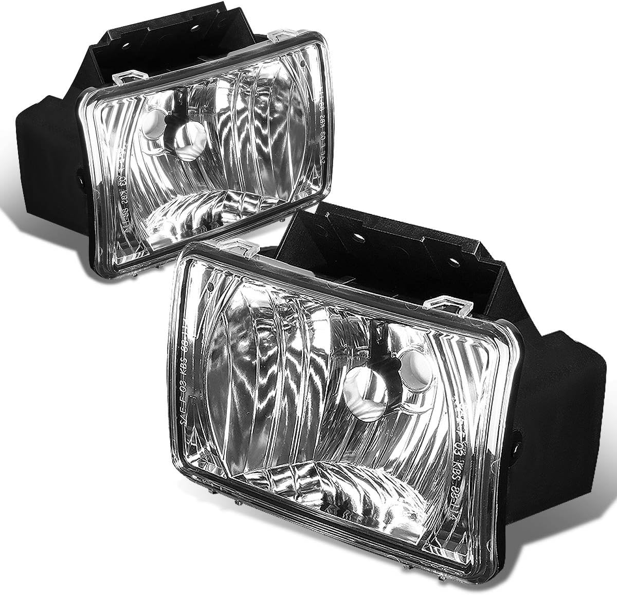 DNA MOTORING FL-CCOLO04-CH Fog Light Driver & Passenger Side [Compatible with 04-12 Chevy Colorado / 04-12 GMC Canyon / 06 Isuzu i280 / 07-08 i290 / 06 i350 / 07-08 i370 Does Not Fit Xtreme Models.]