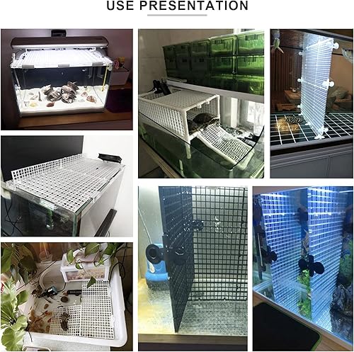 Miniatura 2 de Create idea Separador de panel de división para acuario, separador de panel de división para acuario, reproducción mixta transparente para mantener