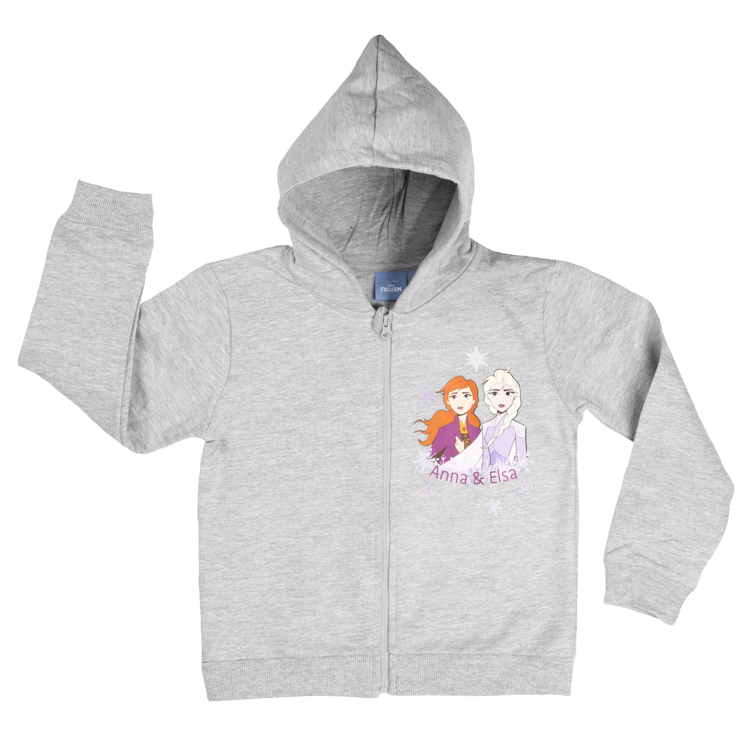 United Labels Girls Gray Disney Frozen Pullover For - Frozen Children's Hoodie Sweatshirt Grey, 110-116