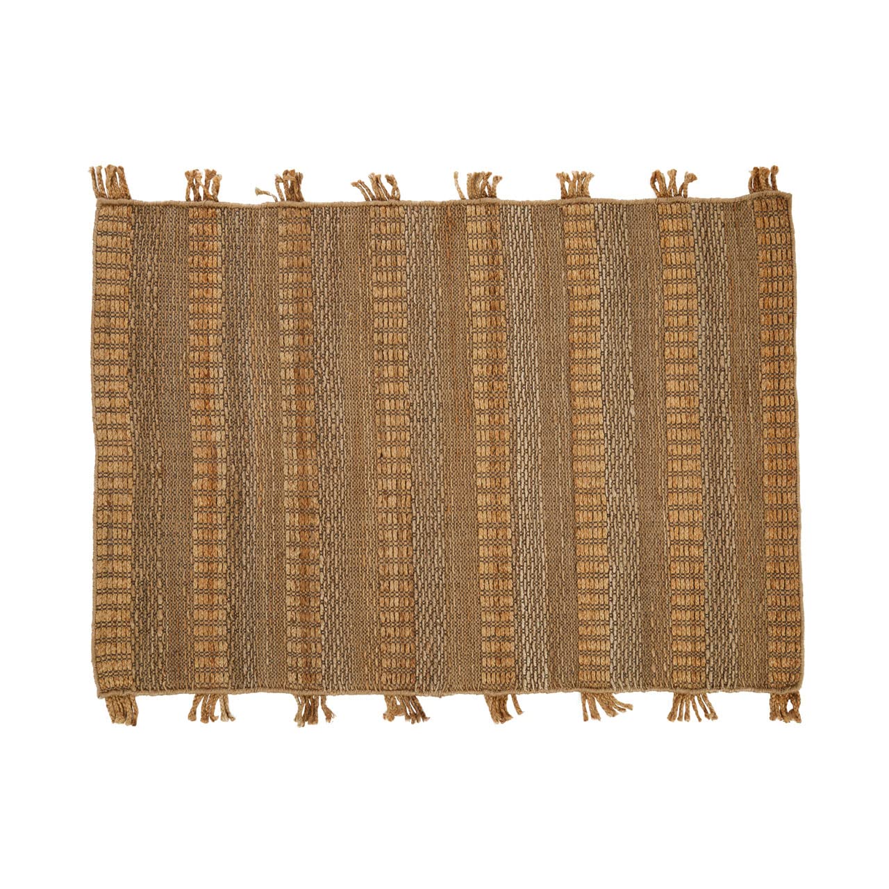 Bosie Jango Small Striped Rug - Grey
