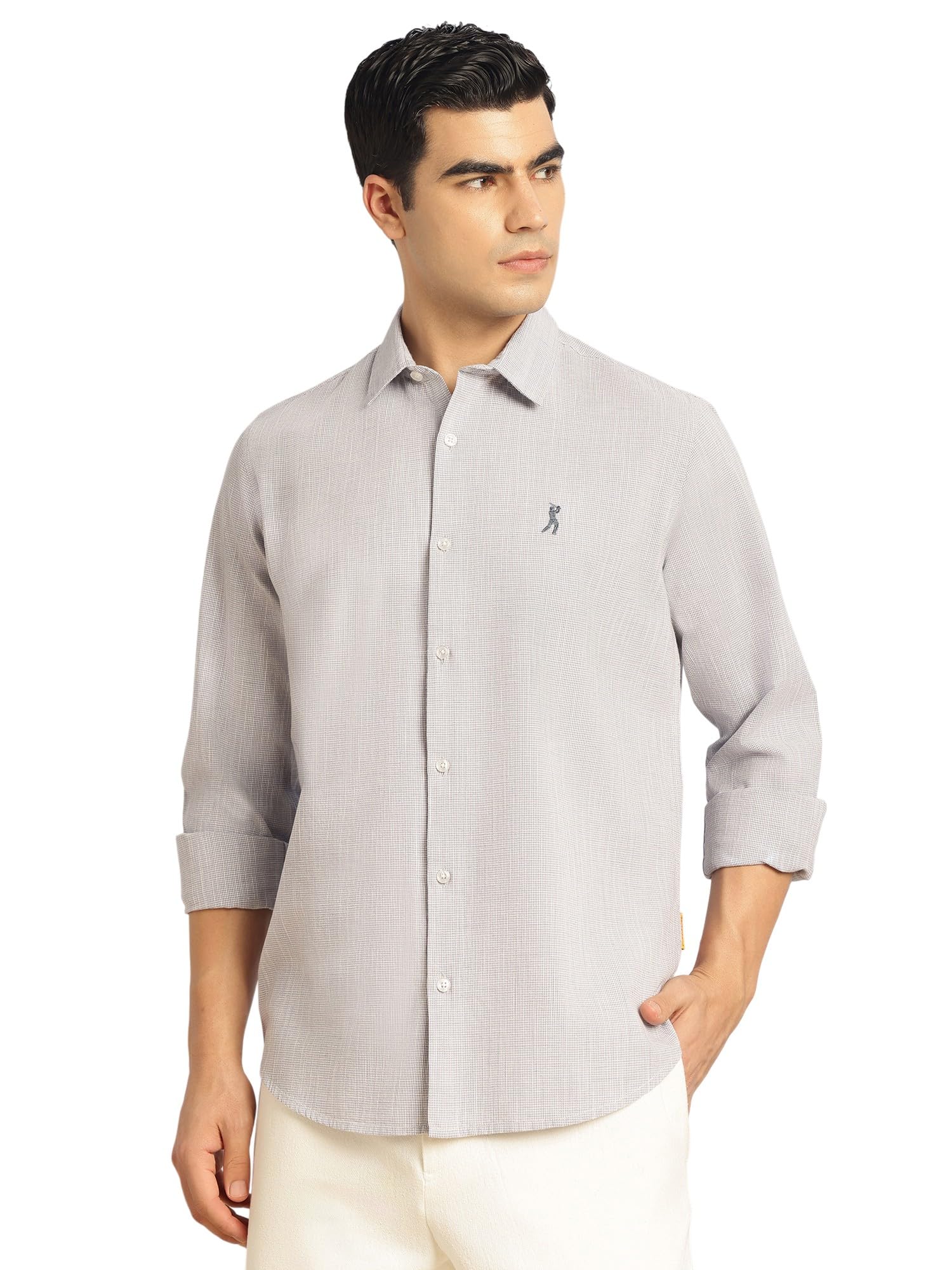 thomas scott Men's | Cricket Club Collection | Slim Fit | Long Sleeves | Spread Collar | Pinstripes | Cotton Linen | Casual | Shirt-picture-23