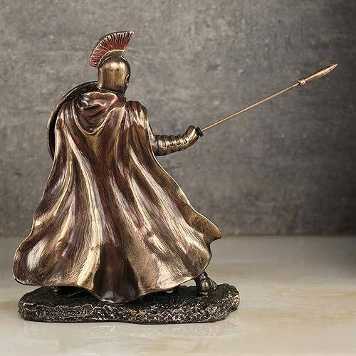 Miniatura 7 de Veronese Design Héctor Troya Príncipe Guerrero de Troya sosteniendo la estatua de lanza y escudo