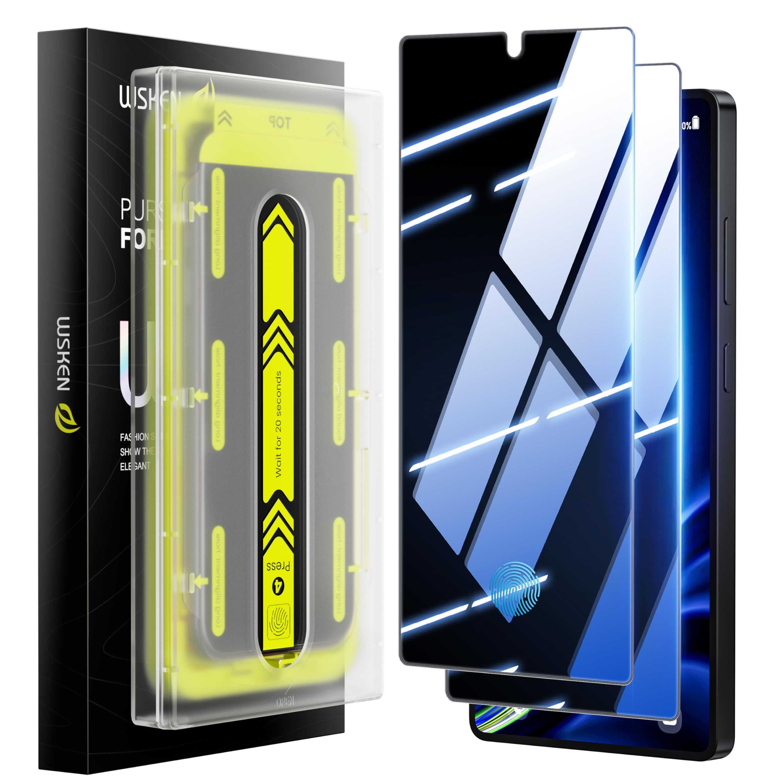 WSKEN für Samsung Galaxy S26 Ultra Privacy 9H+Militär-Sicherheitsglas