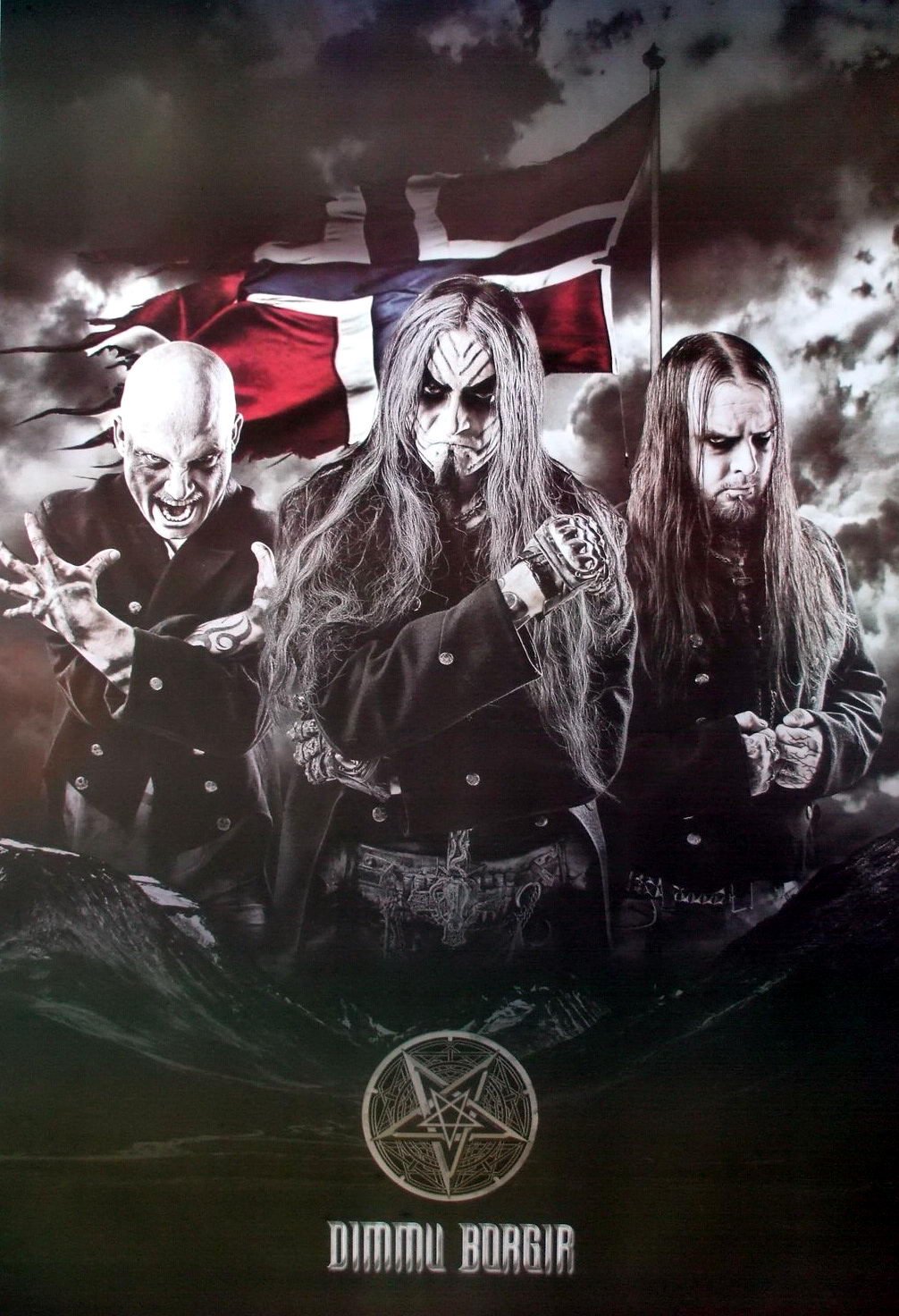 Amazon.com: 7018-m Dimmu Borgir Noruego de metal negro banda de