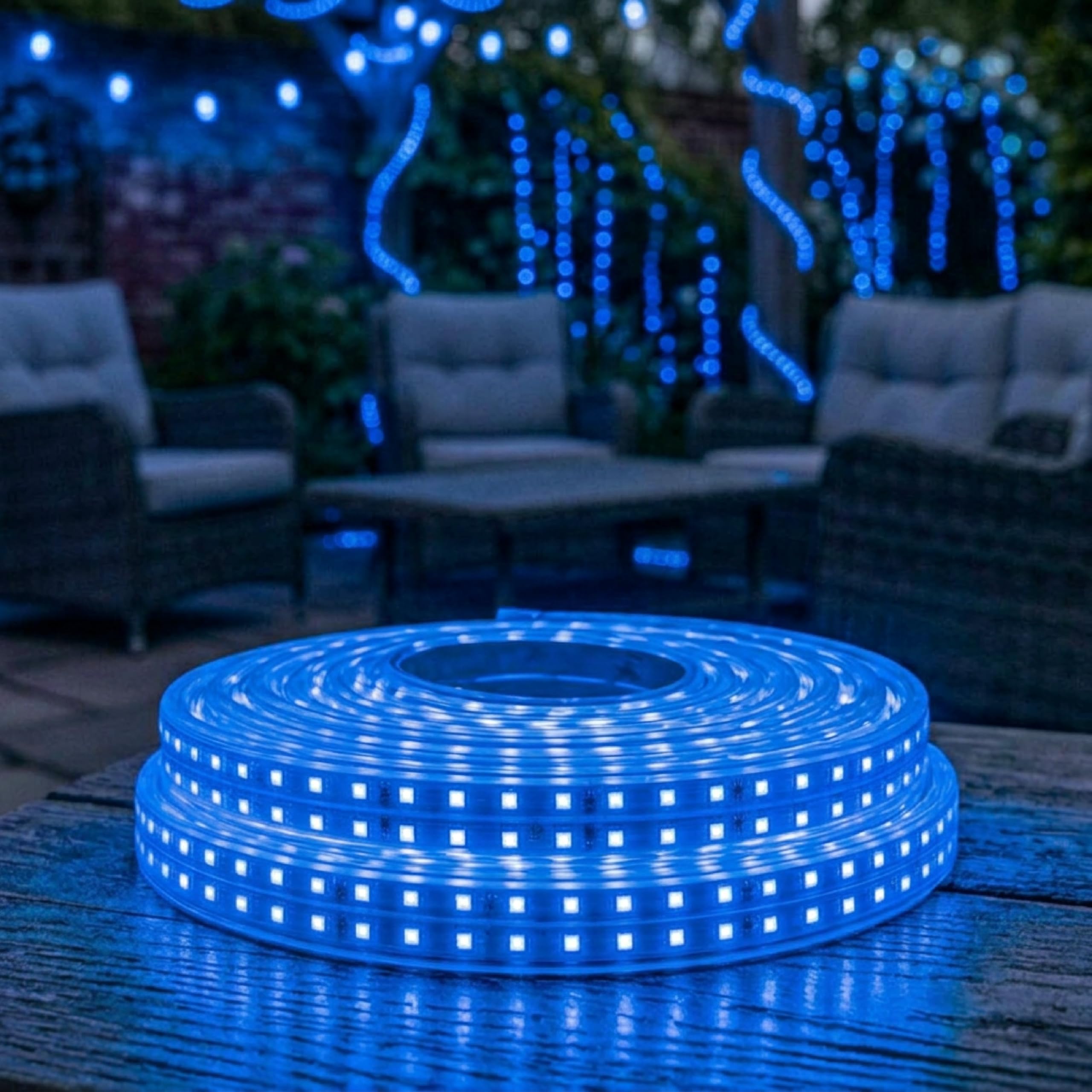 Forus LED Rope Light - Warm White, Waterproof Decor -22