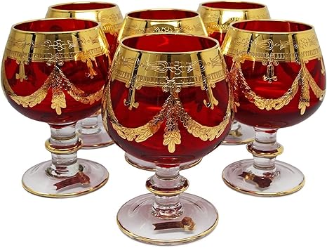 Gold plated glass set Outlet